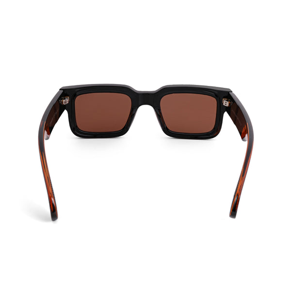 Almaty | Brown Wayfarer Sunglass - (ZAADWFAMBR0010)