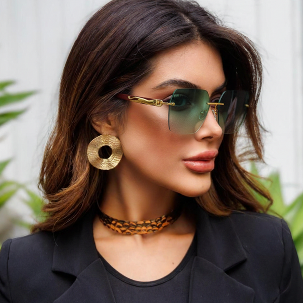Iceland | Green Wayfarer Sunglass