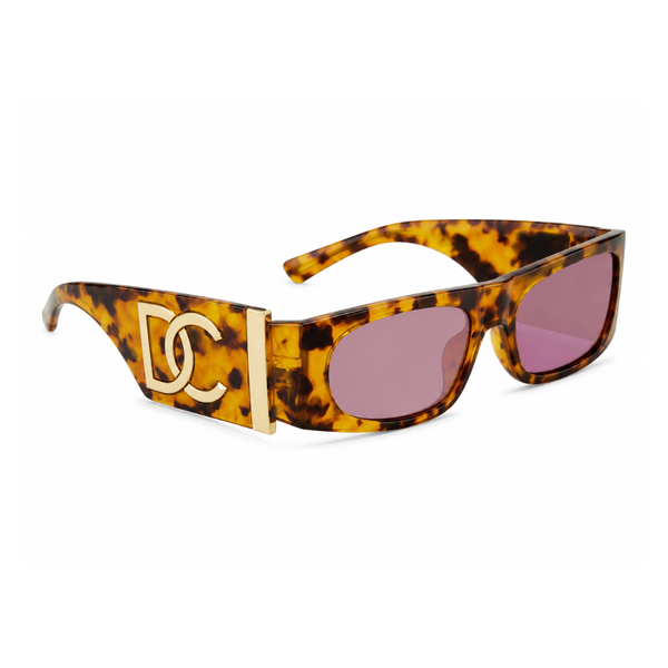 Iconic Havana Leopard Pink Sunglass