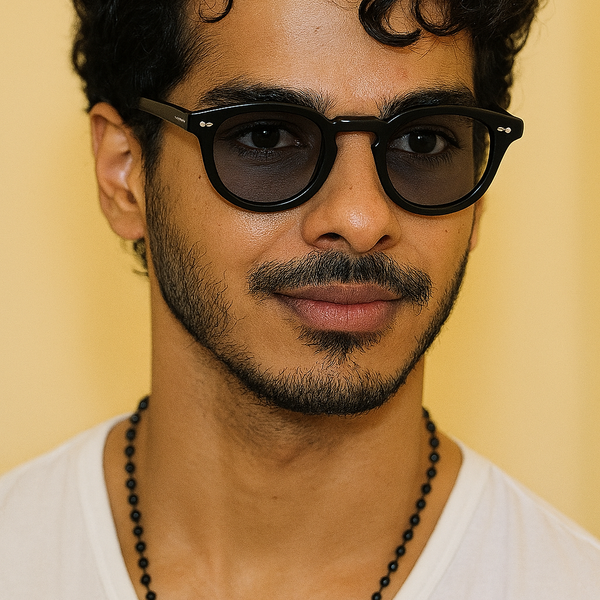 Hogwarts | Black Matte Round Sunglass