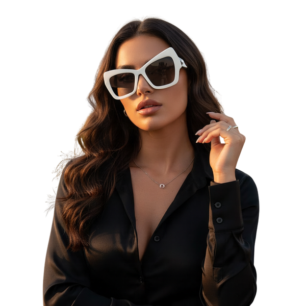 Raised Eye | Silver Wayfarer Sunglass