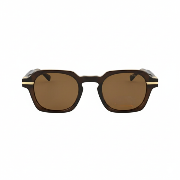 Norway | Havana Gold RetroSquare Sunglass