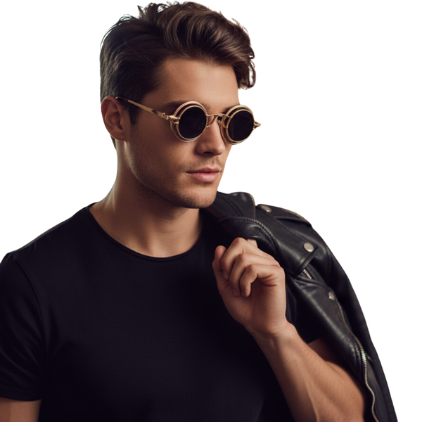 Mafia | Golden Round Sunglass