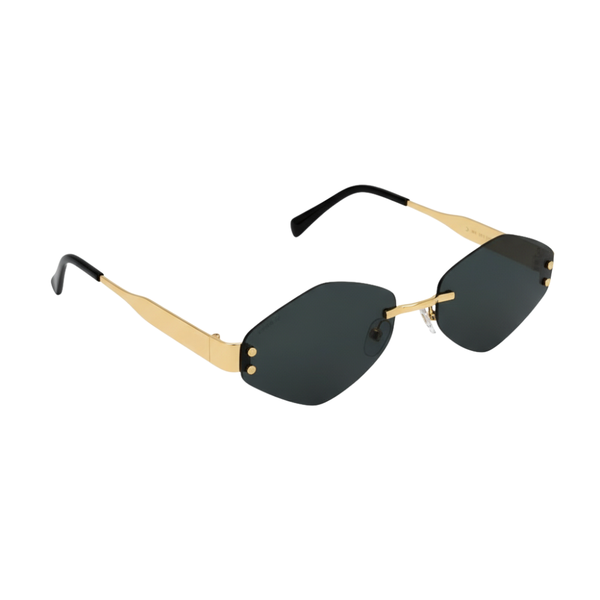 Myanmar | Golden Black Rimless Sunglass