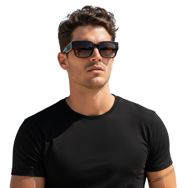Bora Bora | Dark Brown Wayfarer Sunglass