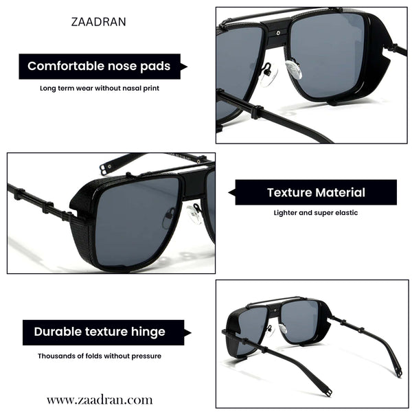 Laos | Black Aviator Sunglass