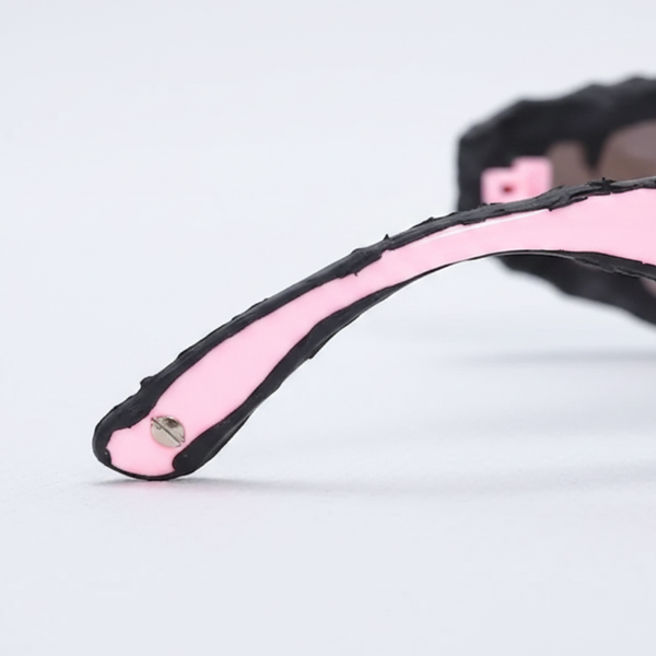 Sculpted Blackwave Iridescent Sunglass