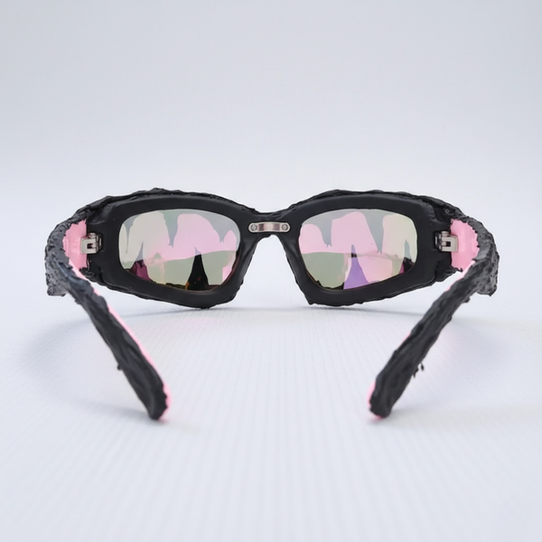 Sculpted Blackwave Iridescent Sunglass