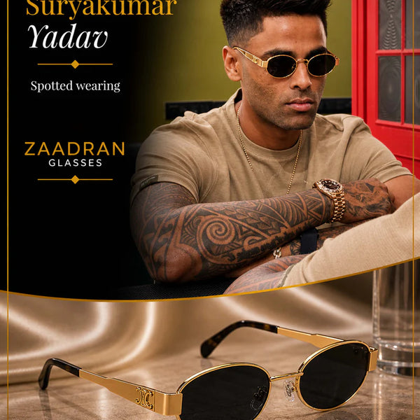 Haiti | Golden Black Round Sunglass