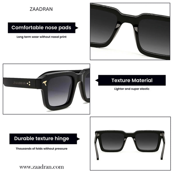 Tourister | Black T Wayfarer Sunglass