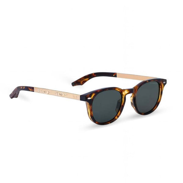 Georgia | Leopard Oversized Round Sunglass