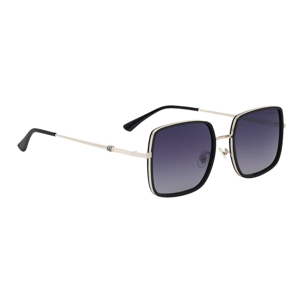 Burma | Black Dual Tone Oversize Wayfarer Sunglass