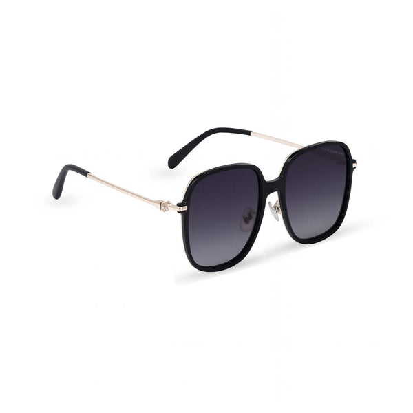 Denmark | Black Oversized Wayfarer Sunglass