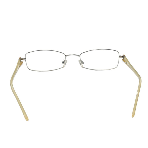 Silver Cream Rectangle Transparent Eyewear | Pinelli Edition Opticals