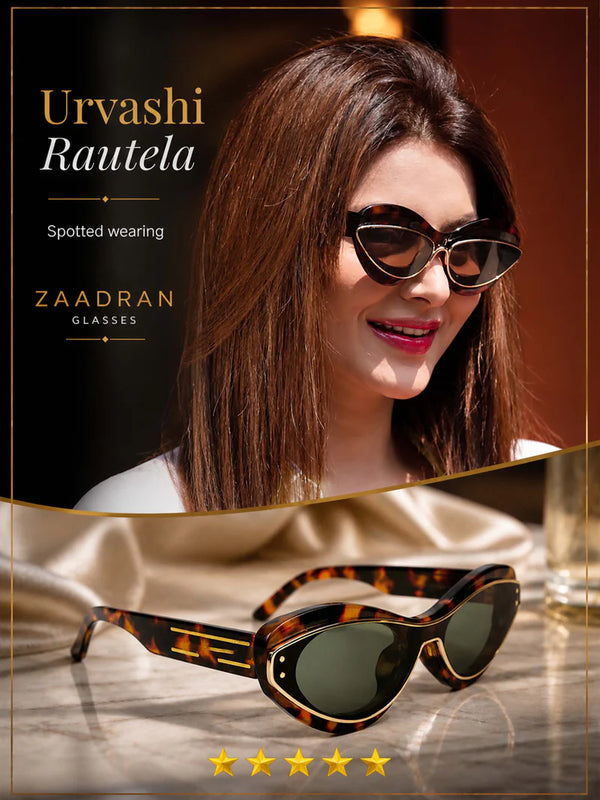 Curv | Panther Golden Cateye Sunglass