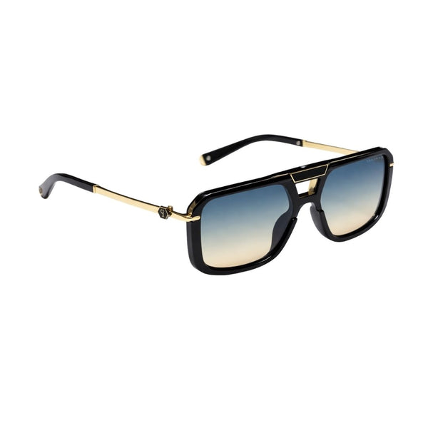 Zambia | Golden Dual Tone Aviator Sunglass