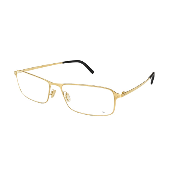 Golden Transparent Rectangle Eyewear | Pinelli Edition Opticals