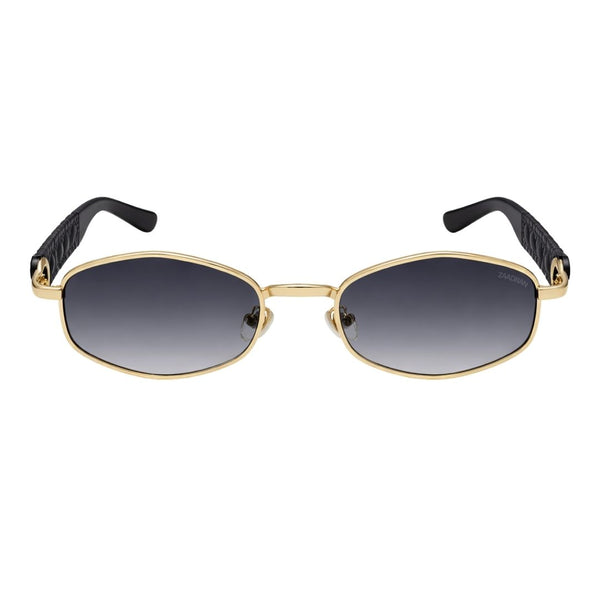 Kenya | Black Golden Wayfarer Sunglass