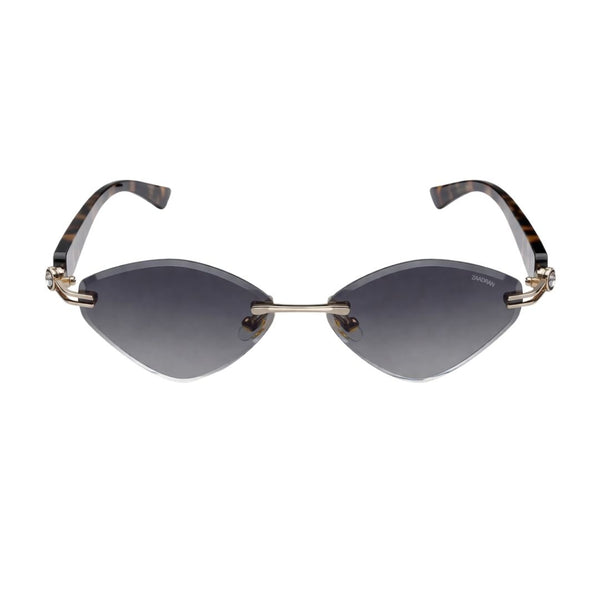 Latvia | Leopard Black Cateye Sunglass