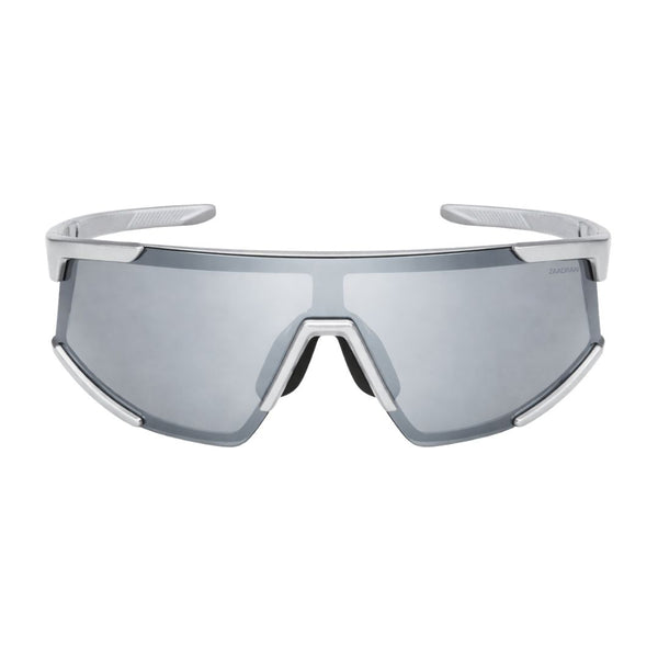 Visor | Silver Wrap Around Sports Sunglass