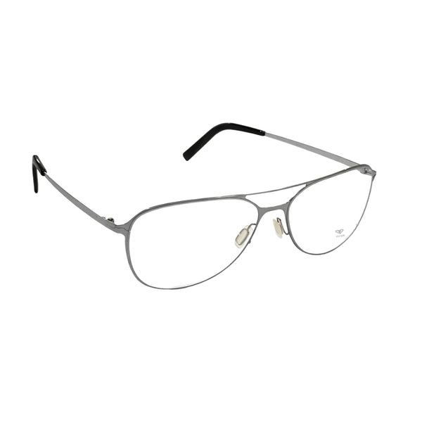 Silver Transparent Aviator Eyewear | Pinelli Edition Opticals