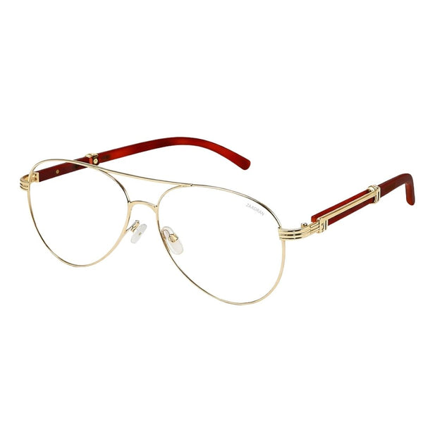 Greece | Golden Transparent Aviator Sunglass