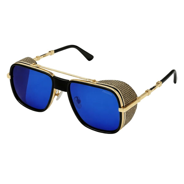 Laos | Golden Blue Aviator Sunglass