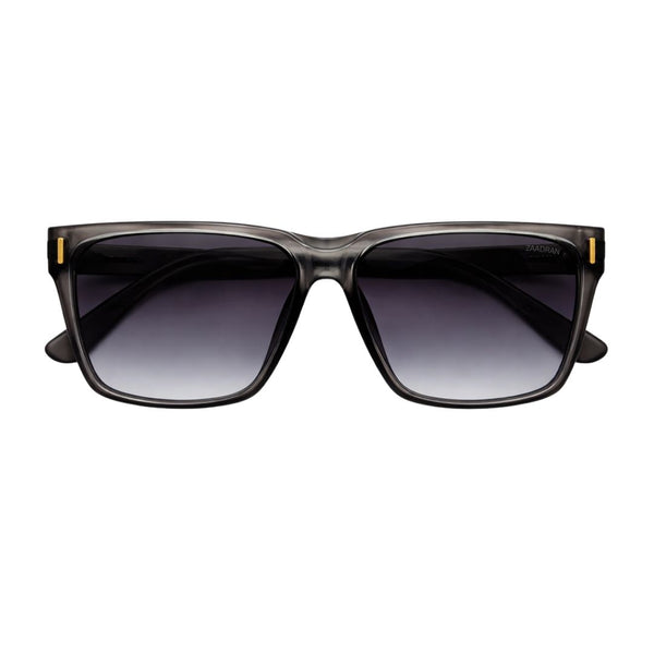 Madrid | Grey Black Arrow Wayfarer Sunglass
