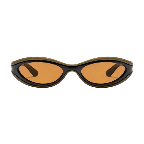 Cannes | Olive Green Cateye Sunglass