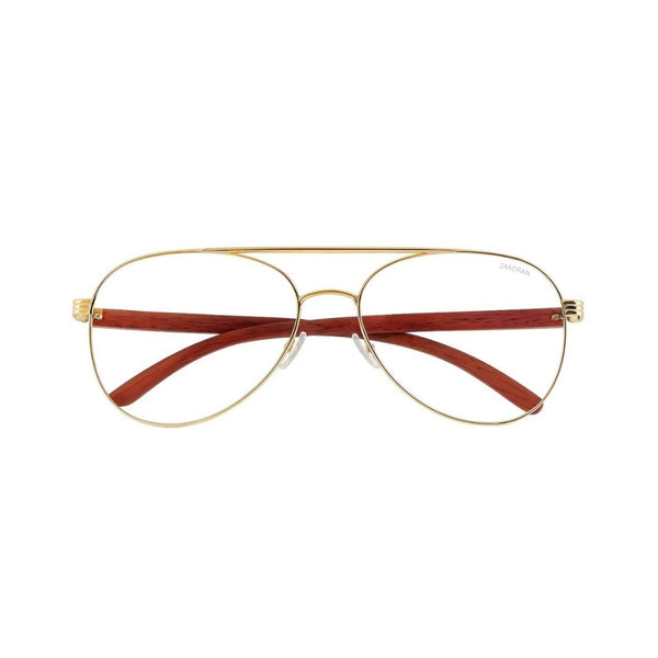 Greece | Golden Transparent Aviator Sunglass