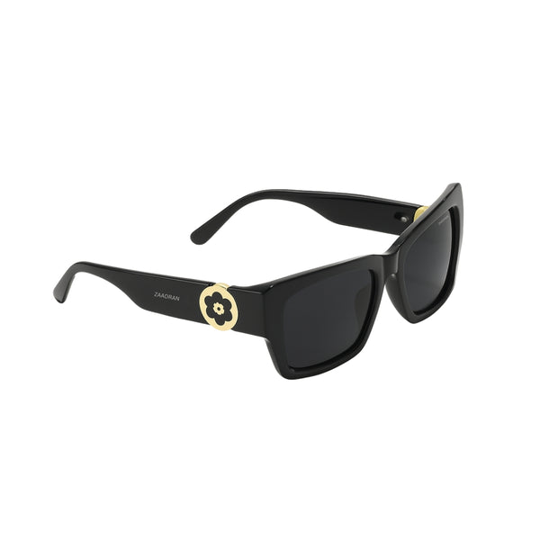 Raised Eye | Black Wayfarer Sunglass