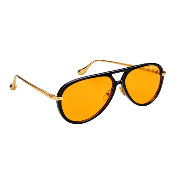 Finland | Orange Aviator Sunglass