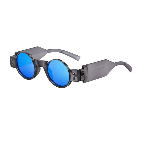 Bosnia | Blue Grey Round Sunglass