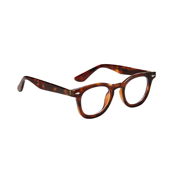 Oxford Classic | Leopard Transparent Round Sunglass