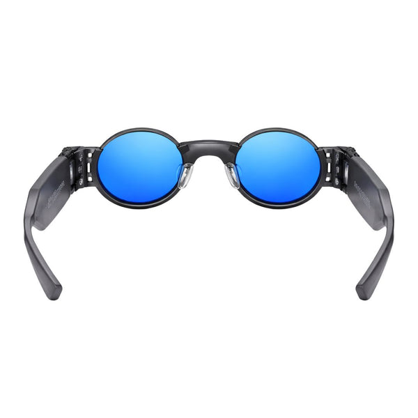 Bosnia | Blue Grey Round Sunglass
