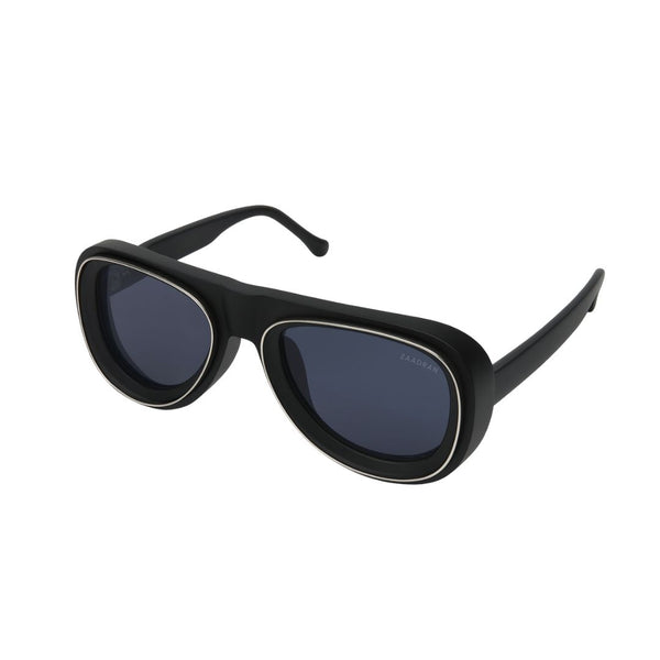 Clubmaster Black Matte Aviator Sunglass