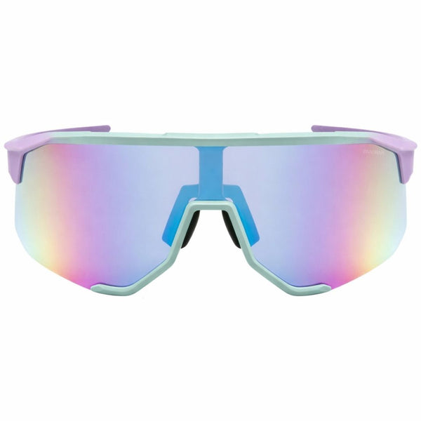 Prism Strike | Purple Green Wrap around Sunglass