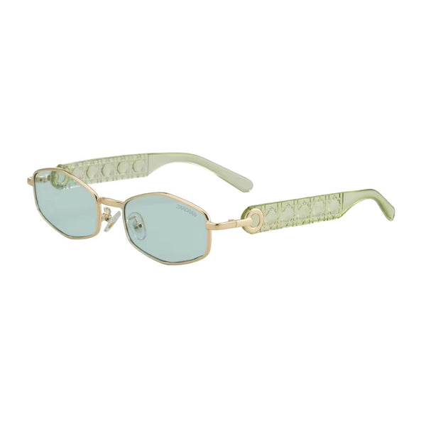 Kenya | Green Golden Wayfarer Sunglass