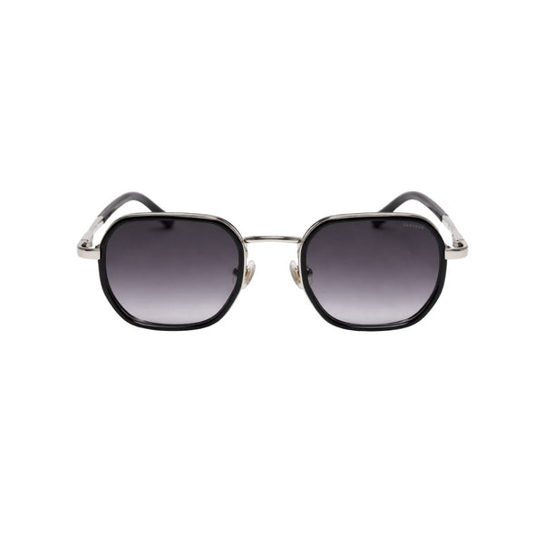Estonia | Metallic Silver Wayfarer Sunglass.