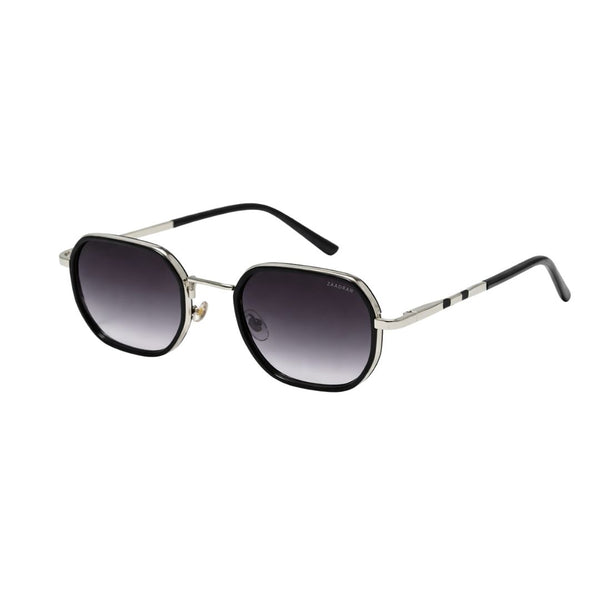Estonia | Metallic Silver Wayfarer Sunglass.