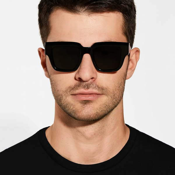 KJ | Black Oversize Sunglass