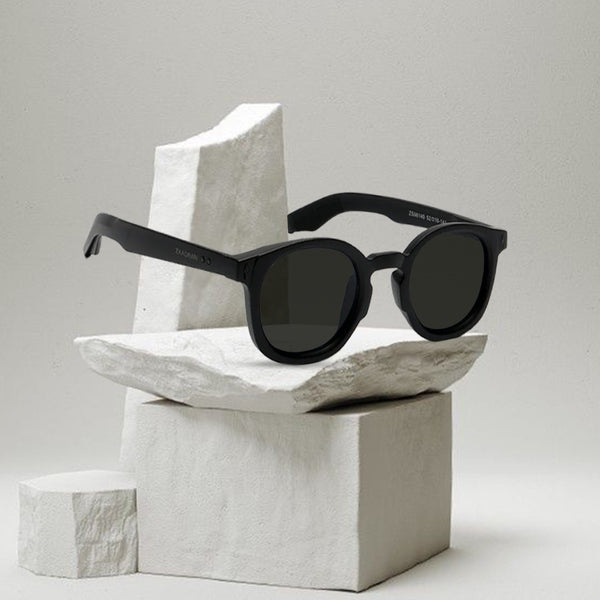 Hogwarts | Black Matte Round Sunglass