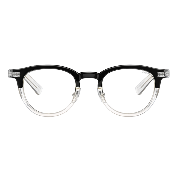 Oxford Classic | Black White Transparent Round Sunglass