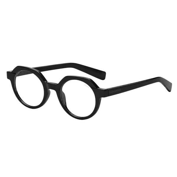 Oceania | Black Transparent Round Sunglass