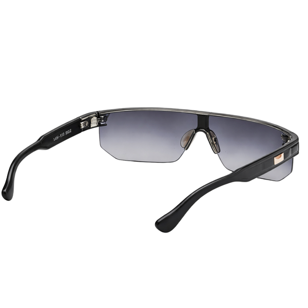 Rider | Black Wrap Around Sunglass
