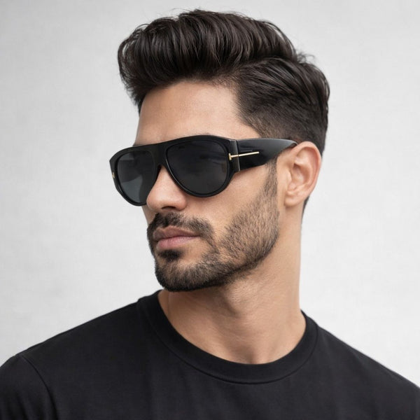 Cuba | Black T Aviator Sunglass