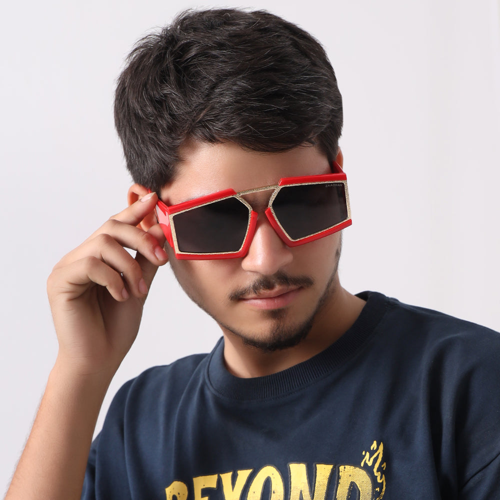 Brazil | Red Wayfarer Oversize Sunglass