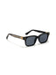 Arizona | Black Golden Wayfarer Sunglass