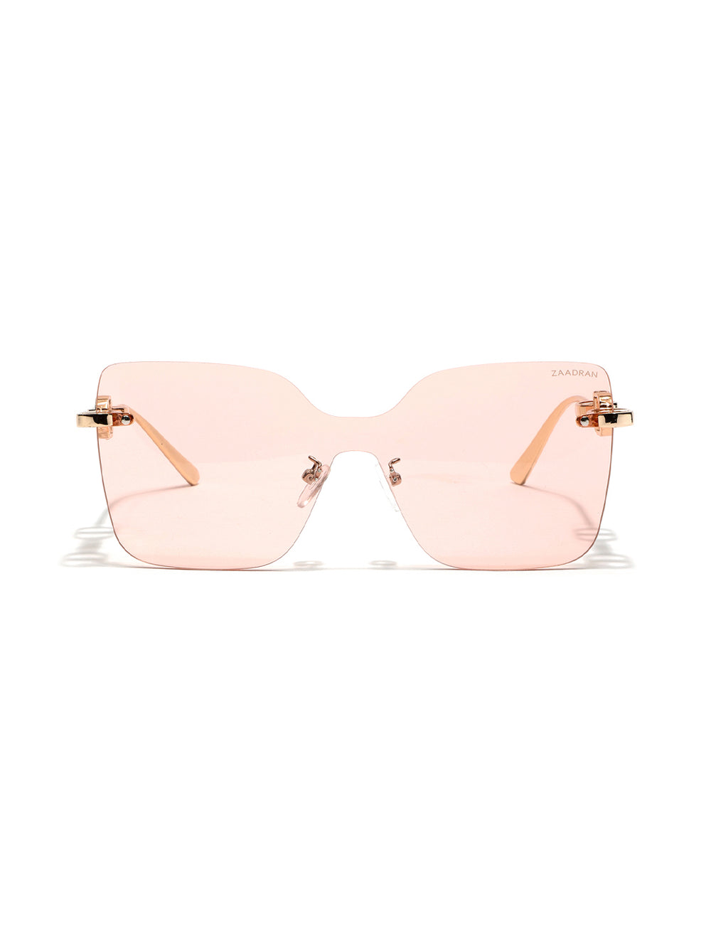 Mexico | Golden Peach Rimless Oversize Sunglass