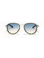 Berlin | Blue Golden Aviator Sunglass